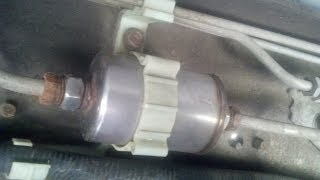 9698 Chevy CK pickup fuel filter replacement [upl. by Jacynth]