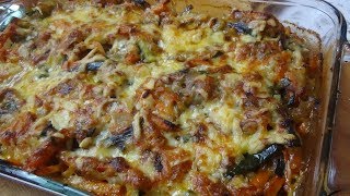 غراتان خضر و بدون لحوم من بين الخضر االباذنجالGratin végétarien [upl. by Towroy]