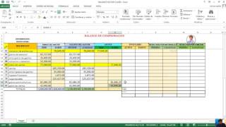balance de comprobación  hoja de trabajo [upl. by Nelo]