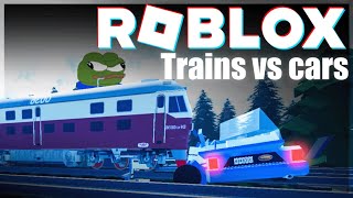 Roblox Trains VS Cars 💥 Compilation 1 [upl. by Wye]