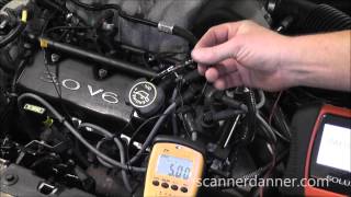 Ford 4wire MAF sensor wiring tests integrity testing [upl. by Eddi908]