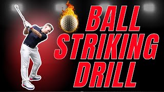 COMPRESS THE BALL FOR MAXIMUM DISTANCE  BALL STRIKING DRILL [upl. by Burbank]