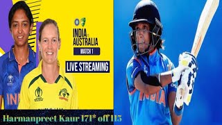 Harmanpreet Kaur  Harmanpreet Kaur 171 off 115  Harmanpreet Kaur 171 highlights vs aus [upl. by Azpurua]