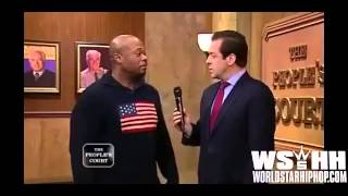 Guy Pulls A quotDeez Nutsquot Joke On The Peoples Court Interviewer [upl. by Geanine57]