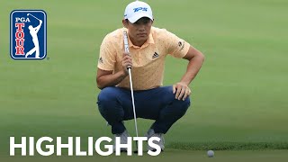 Collin Morikawa shoots 6under 66  Round 1  the Memorial  2021 [upl. by Piefer]