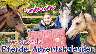 Lia amp Alfi  Unboxing Horsebrands Adventskalender 2021 [upl. by Oneladgam]