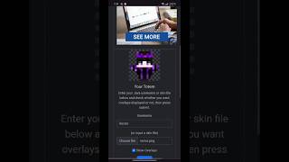 how to get your minecraft skin totem 😚 minecraft howto pojavlauncher gaming trending viral [upl. by Raoul]