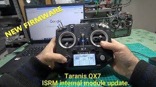 TARANIS QX7 ACCESS UPDATE FIRMWARE  ISRM 2110 FRSKY [upl. by Renruojos]