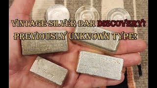 Discovery of a Previously Unknown Vintage Silver Bar [upl. by Isyed302]