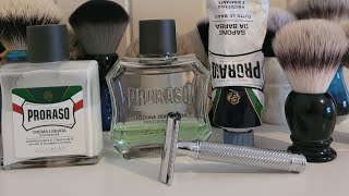 Wetshaving Anniversery shave with Mühle and Proraso [upl. by Eisenhart961]