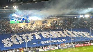 Südtribüne Bielefeld vs Union Berlin 30102024 [upl. by Akenal877]