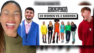 20 WOMEN VS 2 SIDEMEN ANGRY GINGE amp DANNY AARONS EDITION  Reaction [upl. by Nosneh]