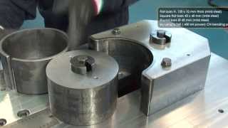 RING SHAPING of flat bars with SIMASV horizontal press [upl. by Caye]