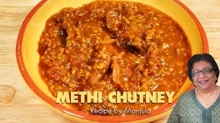 Methi Chutney Recipe  How to make Methi Chutney  Spicy Methi Chutney  Rajasthani Mirchi Vada [upl. by Kalikow]