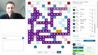 Scrabble game with commentary no475 [upl. by Gnay996]