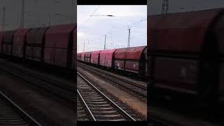 Einfahrt Güterzug mit Doppeltracktion in Cottbus [upl. by Kutchins831]