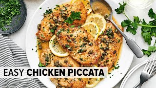 CHICKEN PICCATA for an easy 20min dinner recipe [upl. by Sivram309]