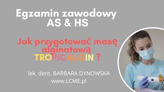 Jak przygotować masę alginatową Tropicalgin do dobrego wycisku [upl. by Haymo373]