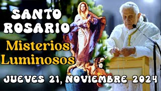 🙏🏻SANTO ROSARIO EN LATÍN MISTERIOS LUMINOSOS Noviembre 21 2024 [upl. by Yruam]