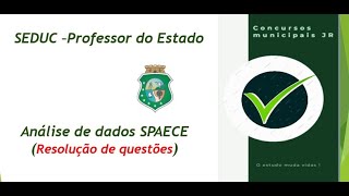 SELEÇÂO SEDUC  SPAECE  resolução de questão [upl. by Tedder436]