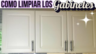 COMO QUITAR GRASA DE LOS GABINETES COCINA  HOW TO REMOVE GREASE FROM KITCHEN CABINETS [upl. by Hsekar]