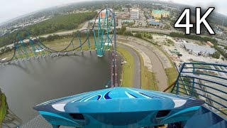 Mako front seat onride 4K POV SeaWorld Orlando [upl. by Eimoan]