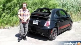 FIAT 500 Abarth Cabrio Operation  How the Fiat 500c Convertible Cloth Top Works  ABTL Auto Extras [upl. by Belak]