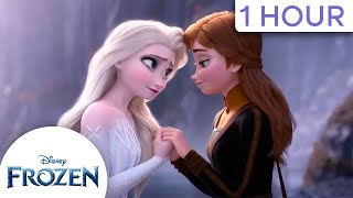 Best of Elsa and Annas Magical Moments  1Hour Compilation  Frozen [upl. by Malka663]