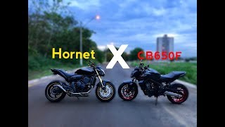 Hornet X CB650F  Qual é melhor [upl. by Bergstein760]