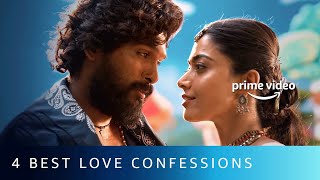 Best Love Confession Scenes  Pushpa  The Rise Cinderella Bandish Bandits  Amazon Prime Video [upl. by Eittah]