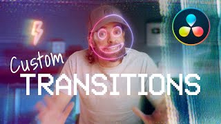 Make YOUR OWN TRANSITIONS Fast Easy and FREE  DaVinci Resolve 18 Tutorial [upl. by Erickson]