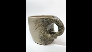 How to use ceramics underglaze pencil to Decorate a Mug [upl. by Atniuq]