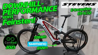 EBikes 2023 STEVENS EINCEPTION ED 871 GTF MTB Enduro Downhill Bosch G4 Perf Line CX Cruise [upl. by Gradeigh142]