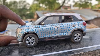 realistic modified suzuki vitara brezza miniature suv yt centy toy [upl. by Tirrej]