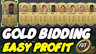 How To Make Coins On Gold Common Player Bidding  FIFA 22 Ultimate Team Best Trading Method [upl. by Annahoj154]