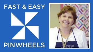 Learn to Make Fast and Easy Pinwheels with Jenny Doan of Missouri Star Instructional Video [upl. by Gilboa]