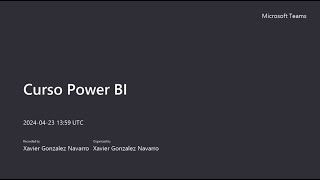 5ª Sesión 230424 del curso de Power BI Edición Tercer Sector Abril24 [upl. by Norehc]