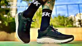 REVIEW 376 SKECHERS MAX CUSHIONING DELTA [upl. by Ecerehs24]