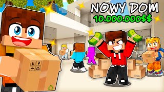 KUPUJEMY NOWY DOM ZA 10000000  w Minecraft [upl. by Eisnyl]