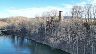 Shot Tower Historic State Park Austinville Virginia Flying the New River [upl. by Zennas377]