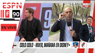 ESPN F90 EN VIVO TODA LA INFODE BOCA RACING Y RIVER QUE MAÑANA JUEGA CON COLOCOLO [upl. by Llerod835]