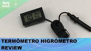 TERMÔMETRO HIGRÔMETRO REVIEW [upl. by Ojyllek]