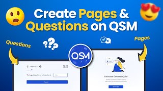 QSM  Creating pages and questions [upl. by Fromma]