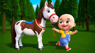 My Horse Song New Compilation  Old MacDonald Had A Farm  Nursery Rhymes and Kids Songs  Baby Bobo [upl. by Aikmat]