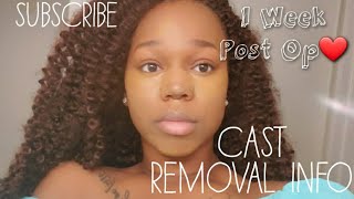 Ehnic Rhinoplasty  Nose Job 1 week update  CAST REMOVAL info [upl. by Yerrot]