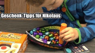 GeschenkTipps für Nikolaus  passend für den Stiefel ein paar Kinderspiele [upl. by Karlow616]