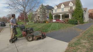 Final Week Of Mowing lawncare landscaping lawnlife cuttinggrass mowing lawncarebusiness [upl. by Nettle]