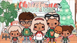 Aesthetic Christmas House Tour  with voice  Toca Boca Life World [upl. by Arraes]