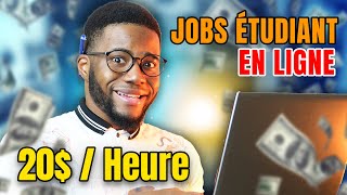 6 meilleurs JOBS ÉTUDIANT EN LIGNE pour ne plus dépendre des parents [upl. by Zhang]