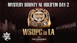 2024 WSOP Circuit Los Angeles  Mystery Bounty NL Holdem Day 2 [upl. by Shiau]